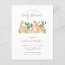 Search for llama cactus baby shower invitations Succulent