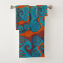 Search for turquoise and orange bath towels Pattern