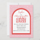 Search for berry sweet one 1st birthday invitations Strawberry