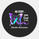 Search for suicide prevention ribbon stickers Tomorrow needs you
