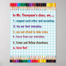 Search for rules classroom posters School