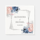 Search for pink and silver wedding napkins Floral