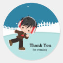 Search for ice skating party stickers Boy