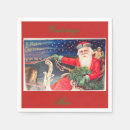 Search for vintage santa napkins Traditional