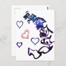 Search for heart postcards White