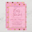 Search for pink polka dot baby shower invitations Mother to be