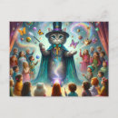 Search for magicians postcards Whimsical