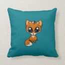 Search for cartoon fox cushions Kawaii