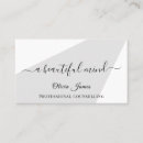 Search for mental health business cards Counseling