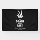 Search for funny halloween banners Black and white