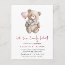 Search for we can bearly wait baby shower invitations Pink
