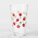 Search for strawberry beer glasses Red