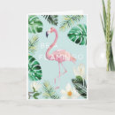 Search for pink flamingo birthday cards Leaves