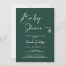 Search for emerald green baby shower invitations Modern