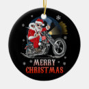 Search for santa on motorcycle christmas tree decorations Biker