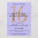 Search for lilac sweet 16 invitations Elegant girly