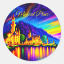 Search for fantasy landscape stickers Castle