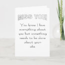 Search for funny miss you cards Missing