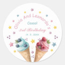 Search for ice cream birthday party stickers Sweet