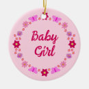 Search for baby girl christmas tree decorations Floral