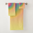 Search for rainbow bath towels Ombre