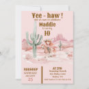 Search for yeehaw invitations Pink and brown