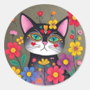 Search for art cat stickers Colourful