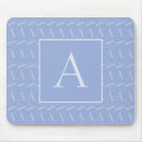 Search for blue monogram letter mousepads Trendy