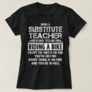 Search for substitute teacher tshirts Profession