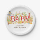 Search for tractor paper plates Baby shower