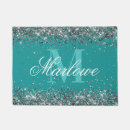 Search for silver glitter doormats Girly
