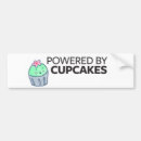 Search for cupcakes bumper stickers Food