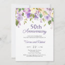 Search for flower 50th anniversary invitations Flowers