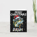Search for fisherman cards Merry fishmas santa