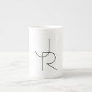 Search for 2 initials mugs Black and white