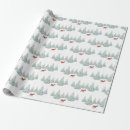 Search for snowy trees wrapping paper Woodland