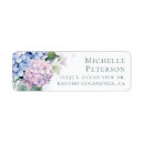 Search for pink hydrangea return address labels Floral