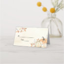 Search for autumn place cards Pumpkin
