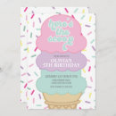 Search for heres the scoop birthday invitations Rainbow sprinkles