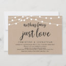 Search for rustic elopement invitations Nothing fancy just love