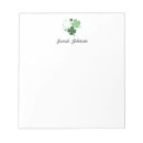 Search for st patricks notepads Leprechaun
