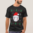 Search for baseball christmas tshirts Dad