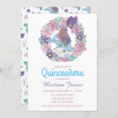 Search for under the sea quinceanera invitations Blue