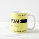 Search for dark yellow mugs Black