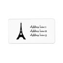 Search for silhouette return address labels France
