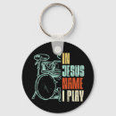 Search for drum round key rings Christian