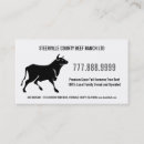 Search for cattle ranch business cards Farmer