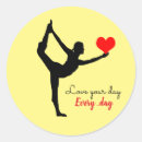 Search for motivational fitness stickers Yoga