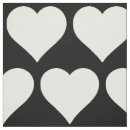 Search for black and white hearts fabric Simple