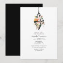 Search for geometric bridal shower invitations Black and white
